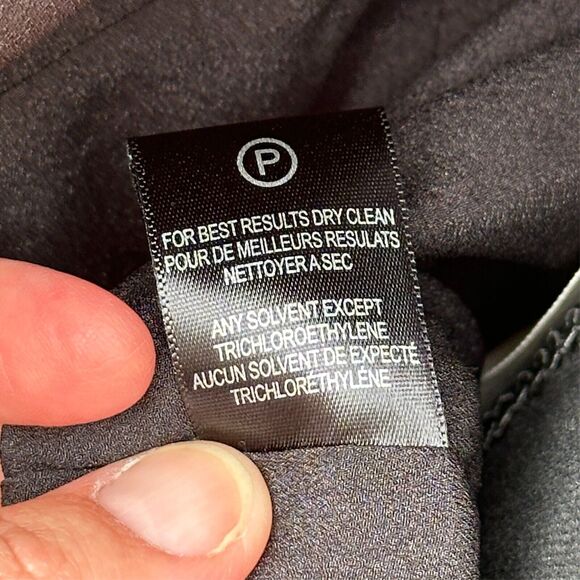 Halston Heritage Dress 10 V-Neck Cocktail Cape Black Event Formal New Year Party - Picture 15 of 15